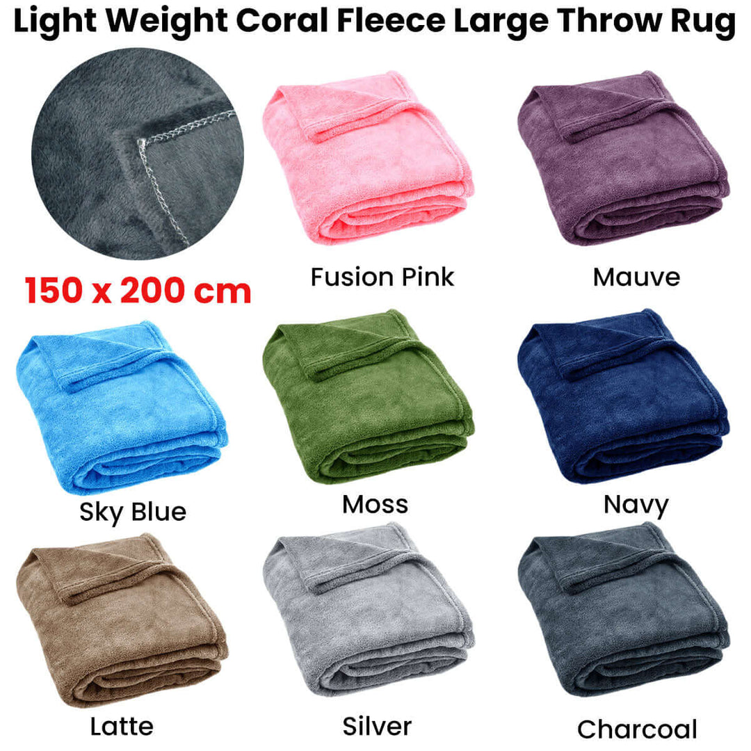 _label_, DSZ Product, feed-cond-new, feed-sl-free shipping, free-shippingLight Weight Coral Fleece Throw Rug 150 X 200 Cm Charcoal - Premium Home & Garden > Bedding > Blankets & Throws from DSZ ! Shop Online Buy Now at S & D's Value Store Family Business Best Customer Service_label_, DSZ Product, feed-cond-new, feed-sl-free shipping, free-shipping