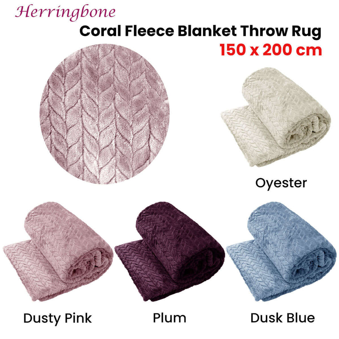 _label_, DSZ Product, feed-cond-new, feed-sl-free shipping, free-shippingHerringbone Coral Fleece Blanket Throw Rug 150 X 200 Cm Blue - Premium Home & Garden > Bedding > Blankets & Throws from DSZ ! Shop Online Buy Now at S & D's Value Store Family Business Best Customer Service_label_, DSZ Product, feed-cond-new, feed-sl-free shipping, free-shipping