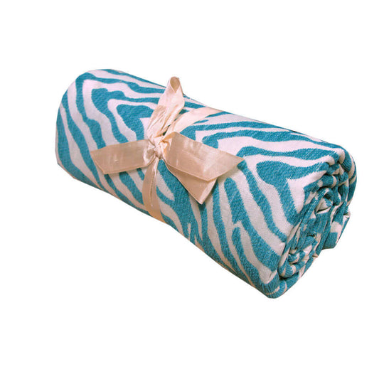 _label_, DSZ Product, feed-cond-new, feed-sl-free shipping, free-shippingZebra Chenille Textured Throw Rug Aqua - Premium Home & Garden > Bedding > Blankets & Throws from DSZ ! Shop Online Buy Now at S & D's Value Store Family Business Best Customer Service_label_, DSZ Product, feed-cond-new, feed-sl-free shipping, free-shipping