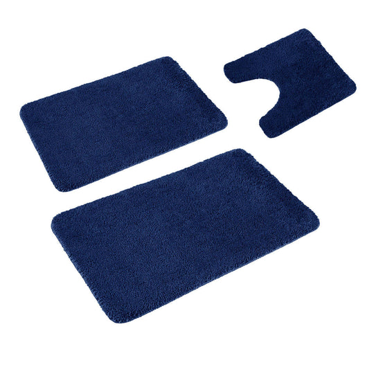 _label_, DSZ Product, feed-cond-new, feed-sl-free shipping, free-shipping, newFlorenz Set Of 3 Contour Bath Mat Set Navy (Also Known As State Blue) - Premium Home & Garden > Bathroom Accessories > Bath Mats & Rugs from DSZ ! Shop Online Buy Now at S & D's Value Store Family Business Best Customer Service_label_, DSZ Product, feed-cond-new, feed-sl-free shipping, free-shipping, new