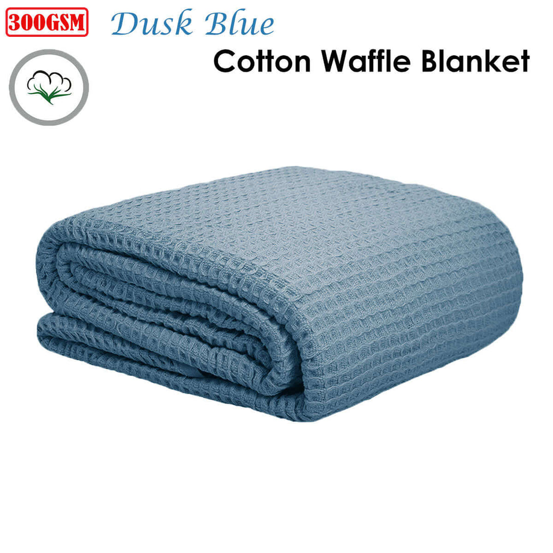 _label_, DSZ Product, feed-cond-new, feed-sl-free shipping, free-shippingCotton Waffle Blanket Dusk Blue Single - Premium Home & Garden > Bedding > Blankets & Throws from DSZ ! Shop Online Buy Now at S & D's Value Store Family Business Best Customer Service_label_, DSZ Product, feed-cond-new, feed-sl-free shipping, free-shipping