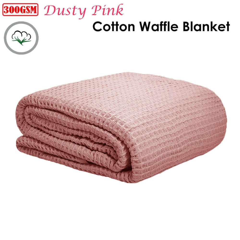 _label_, DSZ Product, feed-cond-new, feed-sl-free shipping, free-shippingCotton Waffle Blanket Dusty Pink King - Premium Home & Garden > Bedding > Blankets & Throws from DSZ ! Shop Online Buy Now at S & D's Value Store Family Business Best Customer Service_label_, DSZ Product, feed-cond-new, feed-sl-free shipping, free-shipping