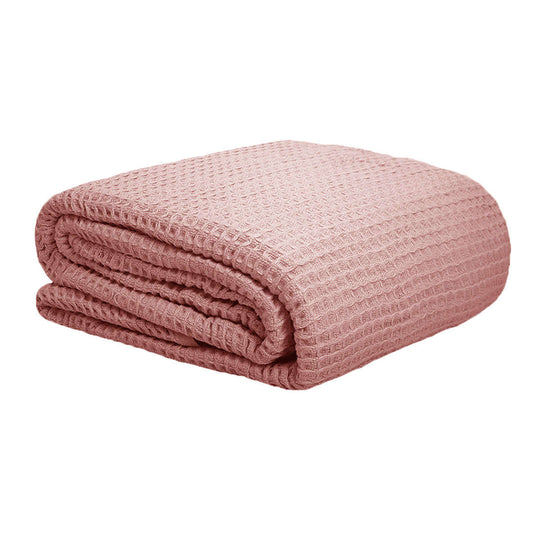 _label_, DSZ Product, feed-cond-new, feed-sl-free shipping, free-shippingCotton Waffle Blanket Dusty Pink Single - Premium Home & Garden > Bedding > Blankets & Throws from DSZ ! Shop Online Buy Now at S & D's Value Store Family Business Best Customer Service_label_, DSZ Product, feed-cond-new, feed-sl-free shipping, free-shipping