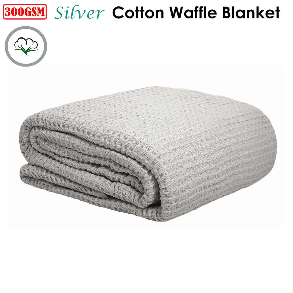 _label_, DSZ Product, feed-cond-new, feed-sl-free shipping, free-shippingCotton Waffle Blanket Silver Queen - Premium Home & Garden > Bedding > Blankets & Throws from DSZ ! Shop Online Buy Now at S & D's Value Store Family Business Best Customer Service_label_, DSZ Product, feed-cond-new, feed-sl-free shipping, free-shipping