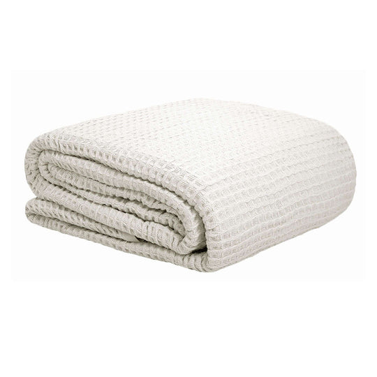 _label_, DSZ Product, feed-cond-new, feed-sl-free shipping, free-shippingCotton Waffle Blanket White Single - Premium Home & Garden > Bedding > Blankets & Throws from DSZ ! Shop Online Buy Now at S & D's Value Store Family Business Best Customer Service_label_, DSZ Product, feed-cond-new, feed-sl-free shipping, free-shipping