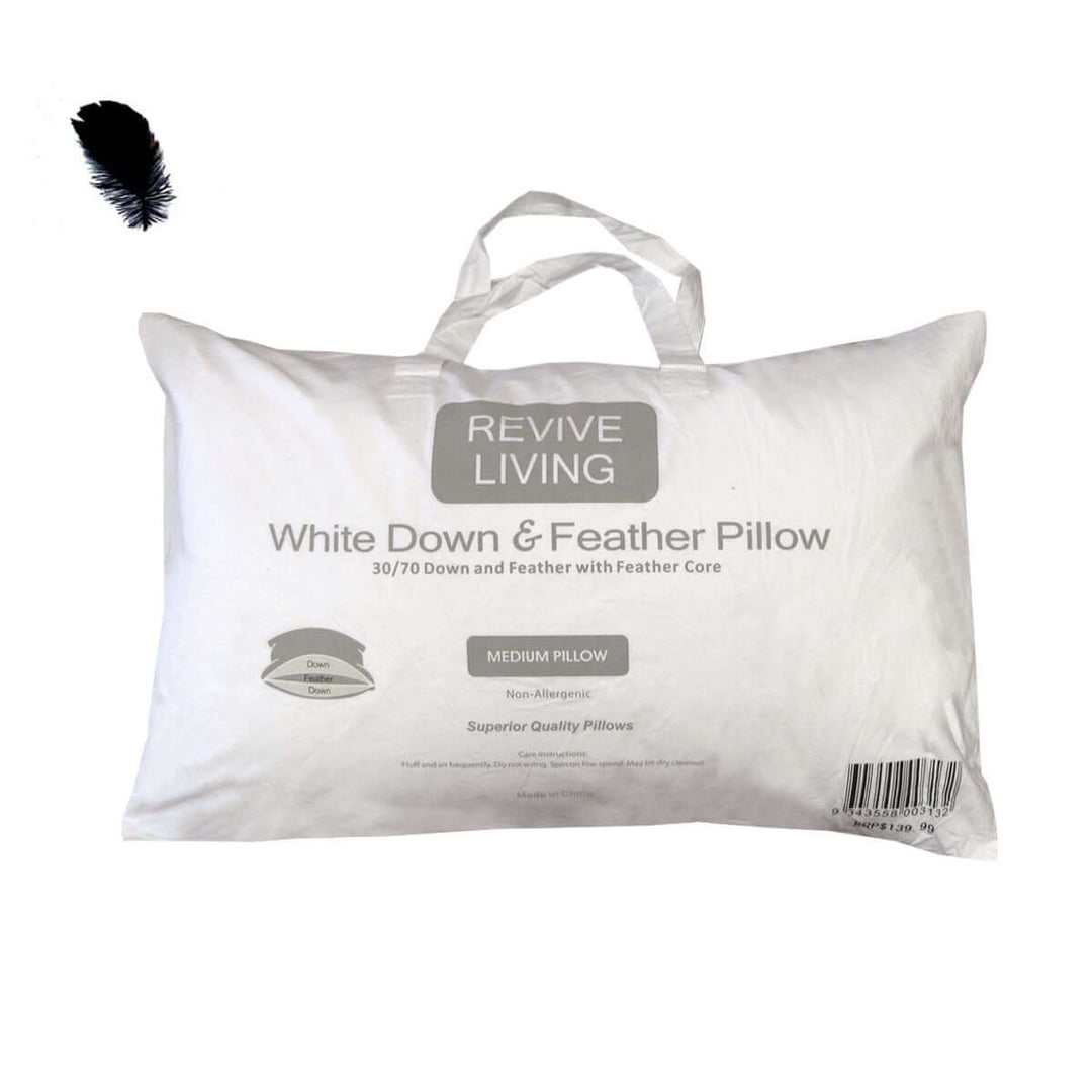 _label_, DSZ Product, feed-cond-new, feed-sl-free shipping, free-shipping70% Feather 30% Down Superior Medium Standard Pillow 48 X 73 Cm - Premium Home & Garden > Bedding > Pillows from DSZ ! Shop Online Buy Now at S & D's Value Store Family Business Best Customer Service_label_, DSZ Product, feed-cond-new, feed-sl-free shipping, free-shipping