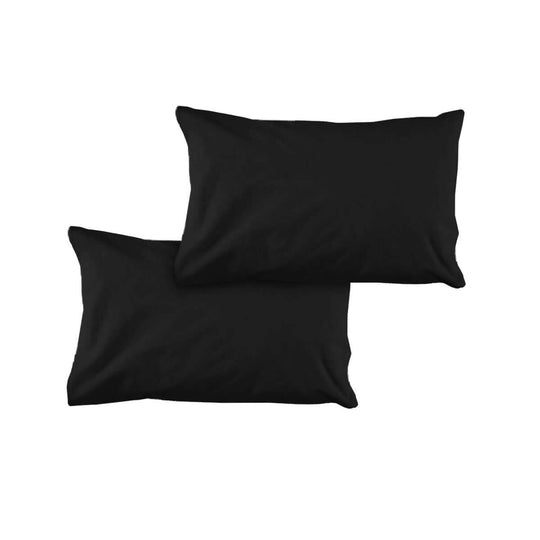 _label_, DSZ Product, feed-cond-new, feed-sl-free shipping, free-shippingPair Of Solid Colour Microfiber Standard Pillowcases 48 X 73Cm X 15Cm (Flap) Black - Premium Home & Garden > Bedding > Pillowcases from DSZ ! Shop Online Buy Now at S & D's Value Store Family Business Best Customer Service_label_, DSZ Product, feed-cond-new, feed-sl-free shipping, free-shipping