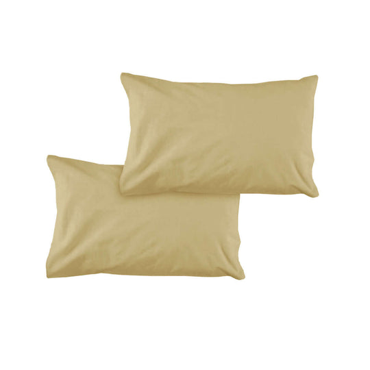 _label_, DSZ Product, feed-cond-new, feed-sl-free shipping, free-shippingPair Of Solid Colour Microfiber Standard Pillowcases 48 X 73Cm X 15Cm (Flap) Gold - Premium Home & Garden > Bedding > Pillowcases from DSZ ! Shop Online Buy Now at S & D's Value Store Family Business Best Customer Service_label_, DSZ Product, feed-cond-new, feed-sl-free shipping, free-shipping