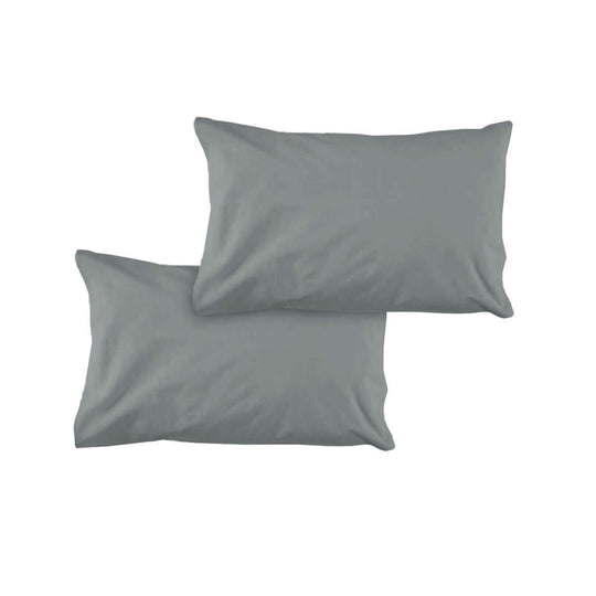 _label_, DSZ Product, feed-cond-new, feed-sl-free shipping, free-shippingPair Of Solid Colour Microfiber Standard Pillowcases 48 X 73Cm X 15Cm (Flap) Grey - Premium Home & Garden > Bedding > Pillowcases from DSZ ! Shop Online Buy Now at S & D's Value Store Family Business Best Customer Service_label_, DSZ Product, feed-cond-new, feed-sl-free shipping, free-shipping