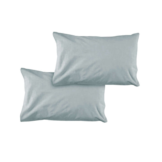 _label_, DSZ Product, feed-cond-new, feed-sl-free shipping, free-shippingPair Of Solid Colour Microfiber Standard Pillowcases 48 X 73Cm X 15Cm (Flap) Silver - Premium Home & Garden > Bedding > Pillowcases from DSZ ! Shop Online Buy Now at S & D's Value Store Family Business Best Customer Service_label_, DSZ Product, feed-cond-new, feed-sl-free shipping, free-shipping