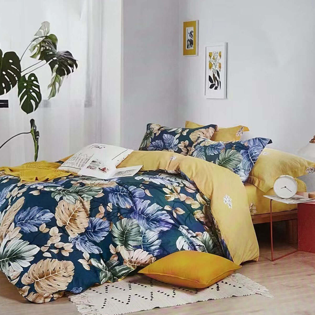 _label_, DSZ Product, feed-cond-new, feed-sl-free shipping, free-shippingBotanical House 100% Cotton Reversible Quilt Cover Set King - Premium Home & Garden > Bedding > Duvet Covers from DSZ ! Shop Online Buy Now at S & D's Value Store Family Business Best Customer Service_label_, DSZ Product, feed-cond-new, feed-sl-free shipping, free-shipping