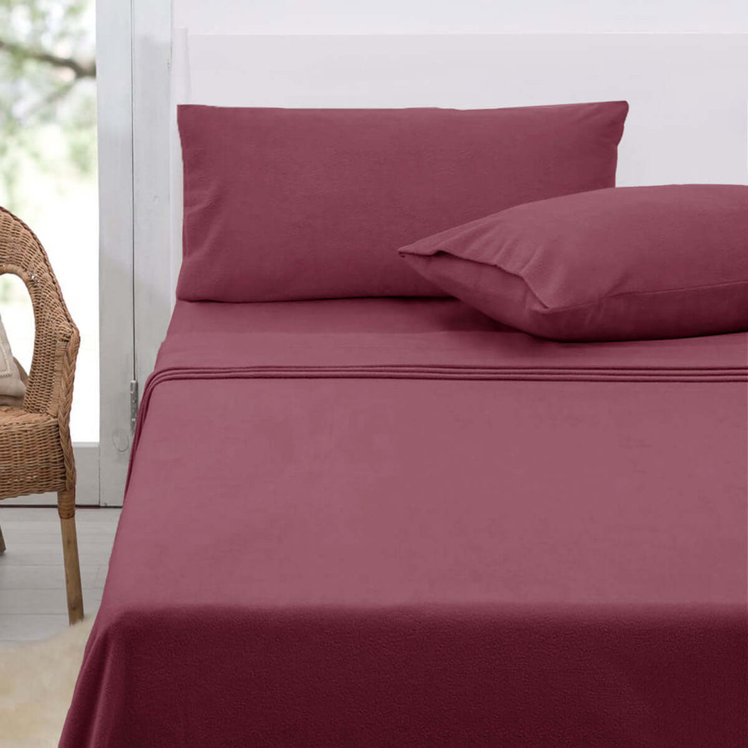 _label_, DSZ Product, feed-cond-new, feed-sl-free shipping, free-shippingPolar Fleece Sheet Set King 36Cm Wall With King Pillowcases Rosewood - Premium Home & Garden > Curtains > Curtains & Drapes from DSZ ! Shop Online Buy Now at S & D's Value Store Family Business Best Customer Service_label_, DSZ Product, feed-cond-new, feed-sl-free shipping, free-shipping