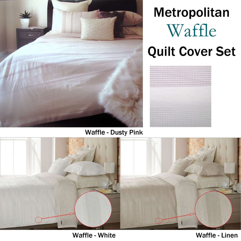 _label_, DSZ Product, feed-cond-new, feed-sl-free shipping, free-shippingMetropolitan Waffle Quilt Cover Set Pink - Queen - Premium Home & Garden > Bedding > Duvet Covers from Metropolitan ! Shop Online Buy Now at S & D's Value Store Family Business Best Customer Service_label_, DSZ Product, feed-cond-new, feed-sl-free shipping, free-shipping