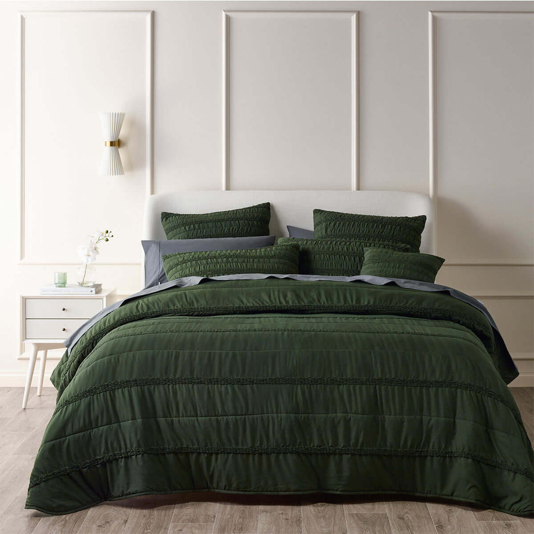 _label_, DSZ Product, feed-cond-new, feed-sl-free shipping, free-shipping, newBianca Vienna Green Textured Bedspread Set Double - Premium Home & Garden > Bathroom Accessories > Bath Towels & Robes from Bianca ! Shop Online Buy Now at S & D's Value Store Family Business Best Customer Service_label_, DSZ Product, feed-cond-new, feed-sl-free shipping, free-shipping, new