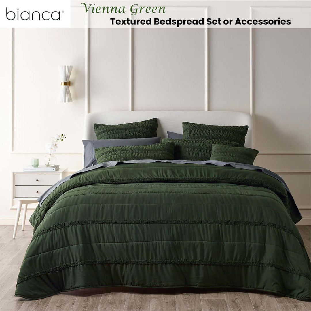 _label_, DSZ Product, feed-cond-new, feed-sl-free shipping, free-shipping, newBianca Vienna Green Textured Bedspread Set Double - Premium Home & Garden > Bathroom Accessories > Bath Towels & Robes from Bianca ! Shop Online Buy Now at S & D's Value Store Family Business Best Customer Service_label_, DSZ Product, feed-cond-new, feed-sl-free shipping, free-shipping, new