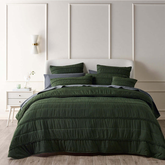 _label_, DSZ Product, feed-cond-new, feed-sl-free shipping, free-shipping, newBianca Vienna Green Textured Bedspread Set King Single - Premium Home & Garden > Bedding > Duvet Covers from Bianca ! Shop Online Buy Now at S & D's Value Store Family Business Best Customer Service_label_, DSZ Product, feed-cond-new, feed-sl-free shipping, free-shipping, new