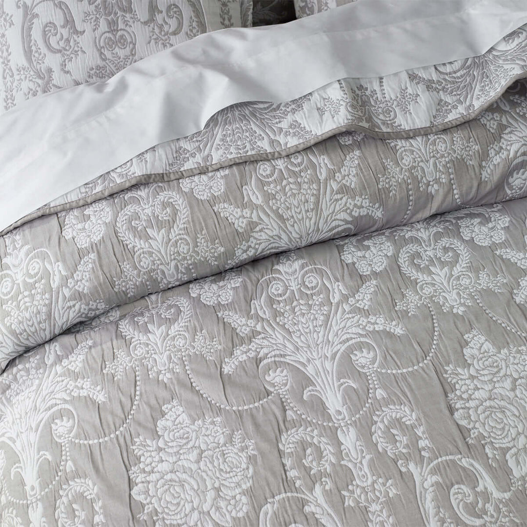 _label_, DSZ Product, feed-cond-new, feed-sl-free shipping, free-shipping, newBianca Olivia Grey Polyester Cotton Jacquard Coverlet Set Queen/King - Premium Home & Garden > Bedding > Duvet Covers from Bianca ! Shop Online Buy Now at S & D's Value Store Family Business Best Customer Service_label_, DSZ Product, feed-cond-new, feed-sl-free shipping, free-shipping, new