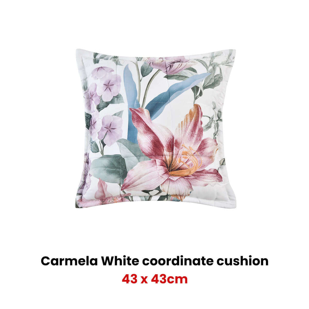 _label_, DSZ Product, feed-cond-new, feed-sl-free shipping, free-shippingBianca Carmela White Coordinate Square Filled Cushion - Premium Home & Garden > Decor > Cushions & Throws from Bianca ! Shop Online Buy Now at S & D's Value Store Family Business Best Customer Service_label_, DSZ Product, feed-cond-new, feed-sl-free shipping, free-shipping