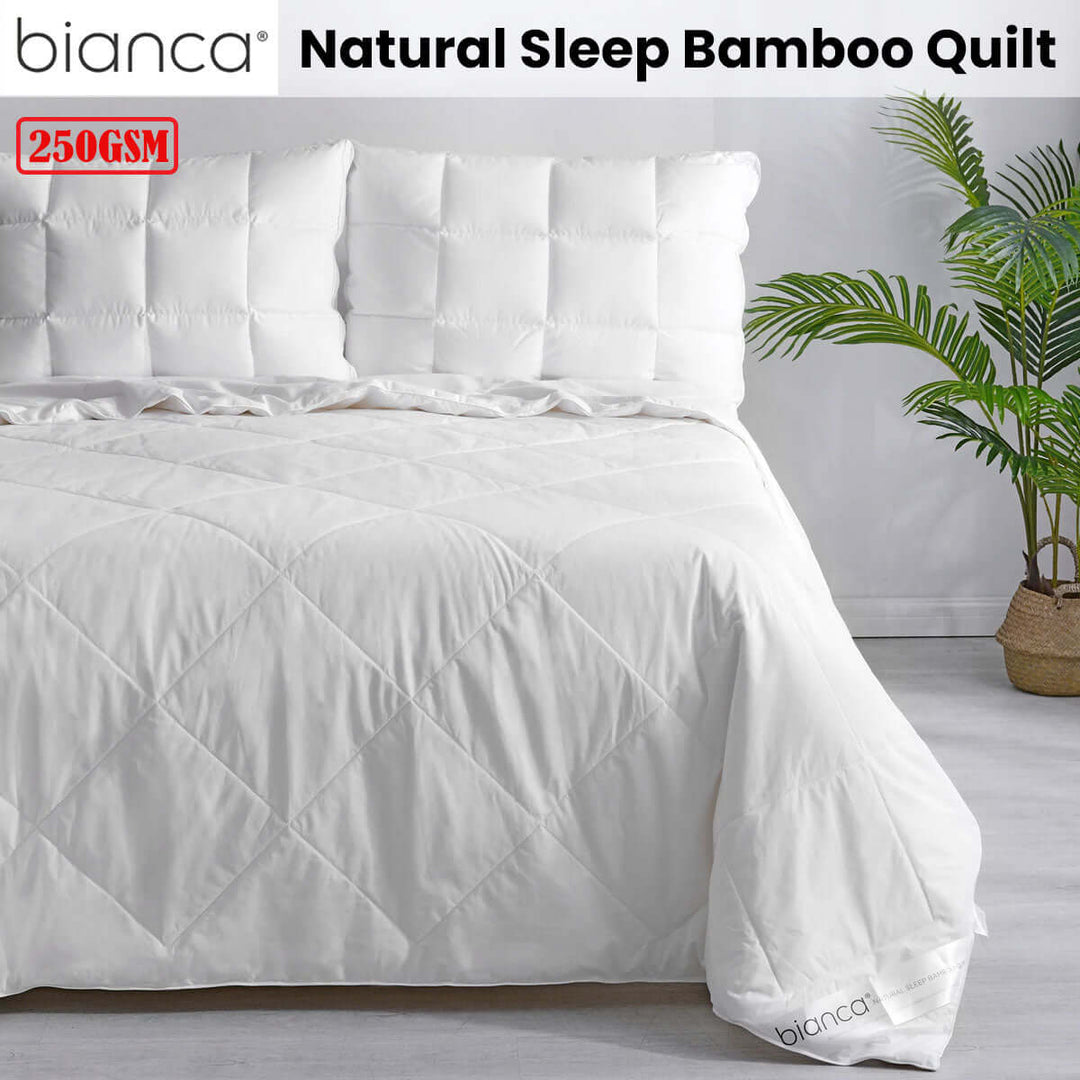 _label_, DSZ Product, feed-cond-new, feed-sl-free shipping, free-shipping, newBianca 250Gsm Natural Sleep Bamboo Summer Quilt Double - Premium Home & Garden > Bedding > Quilts & Duvets from Bianca ! Shop Online Buy Now at S & D's Value Store Family Business Best Customer Service_label_, DSZ Product, feed-cond-new, feed-sl-free shipping, free-shipping, new