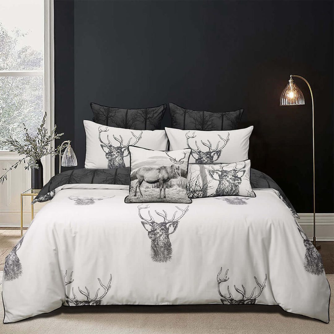 _label_, DSZ Product, feed-cond-new, feed-sl-free shipping, free-shipping, newBianca Alpine Stag Taupe Polyester Cotton Quilt Cover Set King - Premium Home & Garden > Bedding > Duvet Covers from Bianca ! Shop Online Buy Now at S & D's Value Store Family Business Best Customer Service_label_, DSZ Product, feed-cond-new, feed-sl-free shipping, free-shipping, new