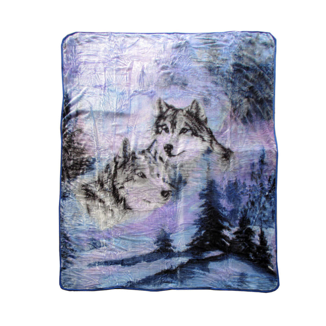 _label_, DSZ Product, feed-cond-new, feed-sl-free shipping, free-shipping375Gsm 1 Ply 3D Print Faux Mink Blanket Queen 200 X 240 Cm Winter Wolf - Premium Home & Garden > Bedding > Blankets & Throws from DSZ ! Shop Online Buy Now at S & D's Value Store Family Business Best Customer Service_label_, DSZ Product, feed-cond-new, feed-sl-free shipping, free-shipping