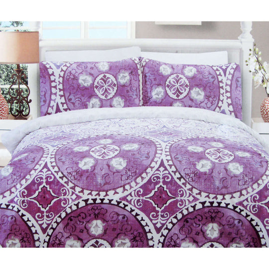 _label_, DSZ Product, feed-cond-new, feed-sl-free shipping, free-shipping225Tc Kasbah Mandala Cotton Rich Easy Care Quilt Cover Set Queen - Premium Home & Garden > Bedding > Duvet Covers from DSZ ! Shop Online Buy Now at S & D's Value Store Family Business Best Customer Service_label_, DSZ Product, feed-cond-new, feed-sl-free shipping, free-shipping