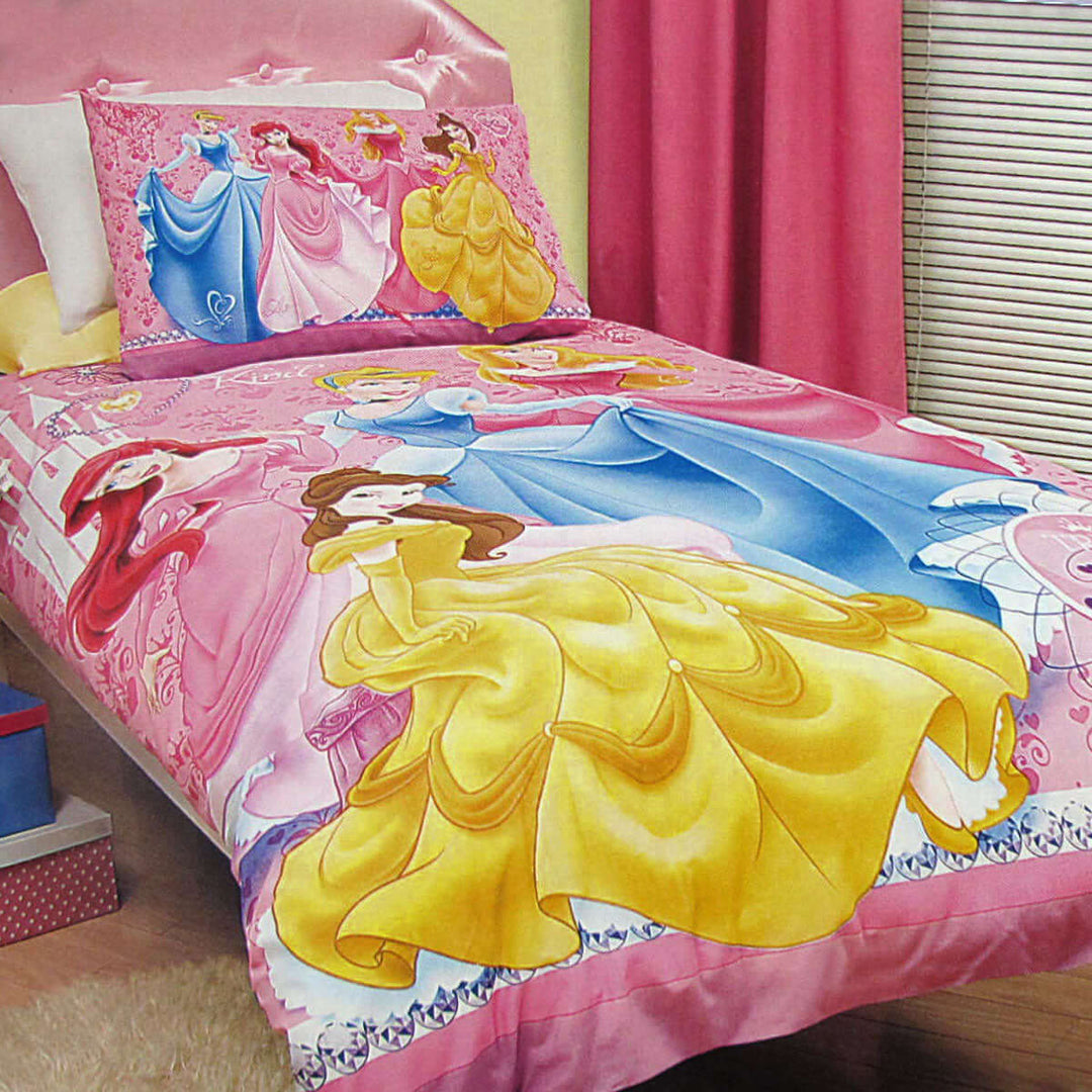 _label_, DSZ Product, feed-cond-new, feed-sl-free shipping, free-shippingCaprice Disney Three Princesses Licensed Quilt Cover Set Single - Premium Home & Garden > Bedding > Duvet Covers from Caprice ! Shop Online Buy Now at S & D's Value Store Family Business Best Customer Service_label_, DSZ Product, feed-cond-new, feed-sl-free shipping, free-shipping