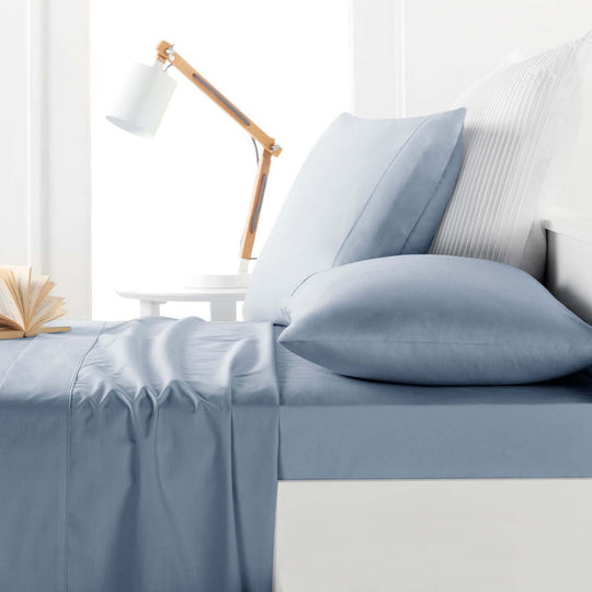 _label_, DSZ Product, feed-cond-new, feed-sl-free shipping, free-shippingBelmondo 225Tc Sheet Set French Blue - Queen - Premium Home & Garden > Bedding > Bed Sheets from Belmondo ! Shop Online Buy Now at S & D's Value Store Family Business Best Customer Service_label_, DSZ Product, feed-cond-new, feed-sl-free shipping, free-shipping