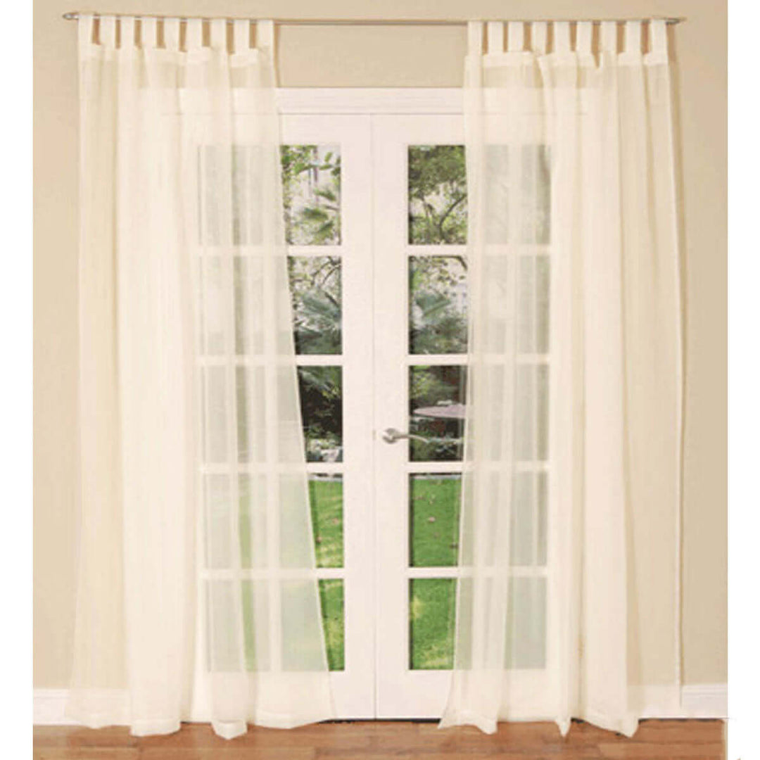 _label_, DSZ Product, feed-cond-new, feed-sl-free shipping, free-shipping, newPair Of Sheer Mosquito Net Tab Top Curtains 150 X 240 Cm Cream - Premium Home & Garden > Curtains > Curtains & Drapes from DSZ ! Shop Online Buy Now at S & D's Value Store Family Business Best Customer Service_label_, DSZ Product, feed-cond-new, feed-sl-free shipping, free-shipping, new