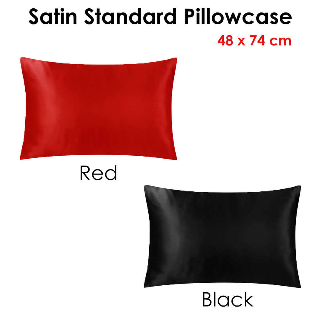 _label_, DSZ Product, feed-cond-new, feed-sl-free shipping, free-shippingSatin Standard Pillowcase Black - Premium Home & Garden > Bedding > Pillowcases from DSZ ! Shop Online Buy Now at S & D's Value Store Family Business Best Customer Service_label_, DSZ Product, feed-cond-new, feed-sl-free shipping, free-shipping