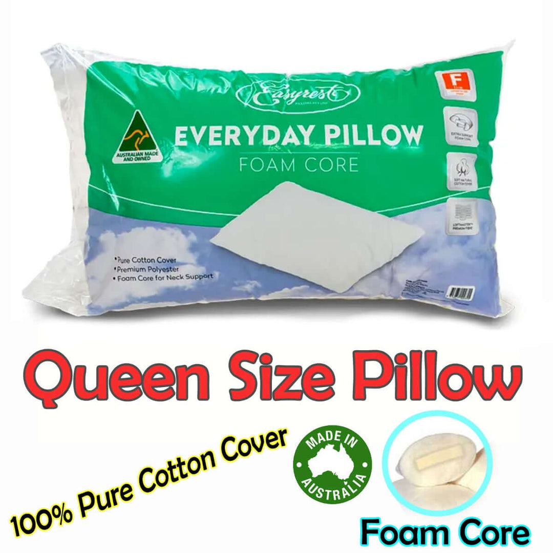 _label_, DSZ Product, feed-cond-new, feed-sl-free shipping, free-shippingEasyrest Everyday Foam Cored Queen Sized Pillow - Premium Home & Garden > Bedding > Pillows from Easyrest ! Shop Online Buy Now at S & D's Value Store Family Business Best Customer Service_label_, DSZ Product, feed-cond-new, feed-sl-free shipping, free-shipping