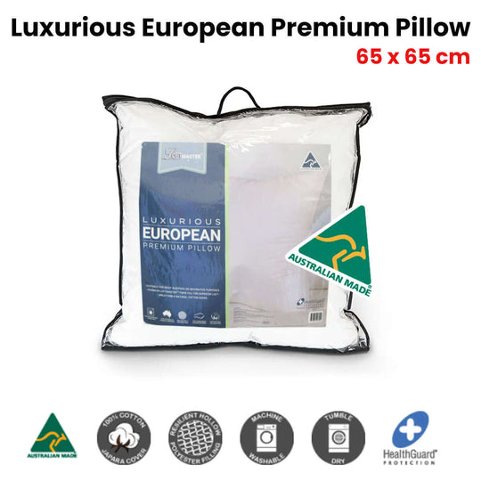 _label_, DSZ Product, feed-cond-new, feed-sl-free shipping, free-shippingLoftmaster Luxurious Cotton Cover Premium European Pillow 65 X 65 Cm - Premium Home & Garden > Bedding > Pillows from DSZ ! Shop Online Buy Now at S & D's Value Store Family Business Best Customer Service_label_, DSZ Product, feed-cond-new, feed-sl-free shipping, free-shipping