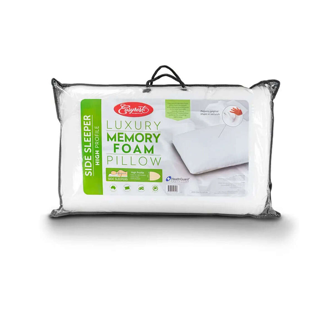 _label_, DSZ Product, feed-cond-new, feed-sl-free shipping, free-shippingEasyrest Side Sleeper High Profile Luxury Memory Foam Pillow 65 X 40 + 12Cm Bonus Removable Cover - Premium Home & Garden > Bedding > Pillows from Easyrest ! Shop Online Buy Now at S & D's Value Store Family Business Best Customer Service_label_, DSZ Product, feed-cond-new, feed-sl-free shipping, free-shipping