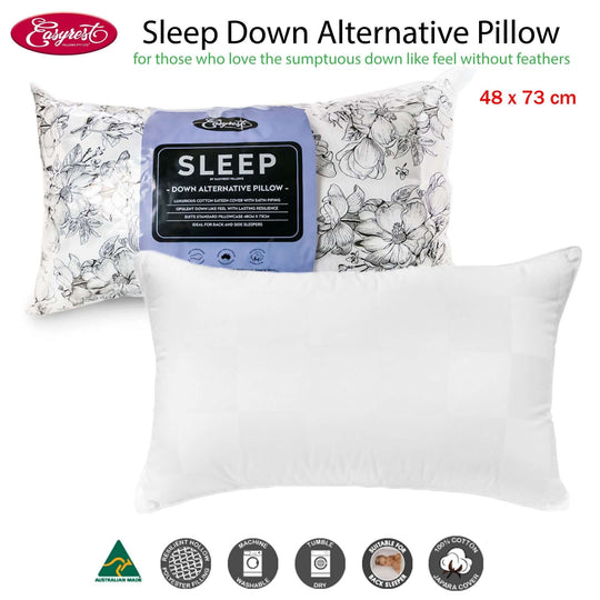 _label_, DSZ Product, feed-cond-new, feed-sl-free shipping, free-shippingEasyrest Sleep Down Alternative Standard Pillow Suits Back Sleeper - Premium Home & Garden > Bedding > Pillows from Easyrest ! Shop Online Buy Now at S & D's Value Store Family Business Best Customer Service_label_, DSZ Product, feed-cond-new, feed-sl-free shipping, free-shipping