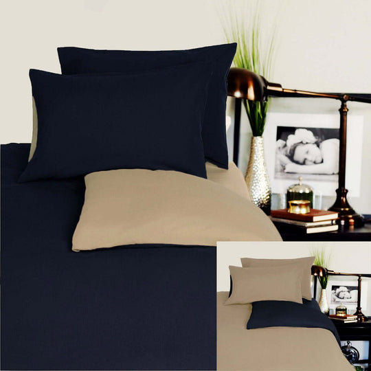 _label_, DSZ Product, feed-cond-new, feed-sl-free shipping, free-shippingHotel Living Reversible 100% Cotton Jersey Quilt Cover Set Black / Latte - Queen - Premium Home & Garden > Bedding > Duvet Covers from Hotel Living ! Shop Online Buy Now at S & D's Value Store Family Business Best Customer Service_label_, DSZ Product, feed-cond-new, feed-sl-free shipping, free-shipping