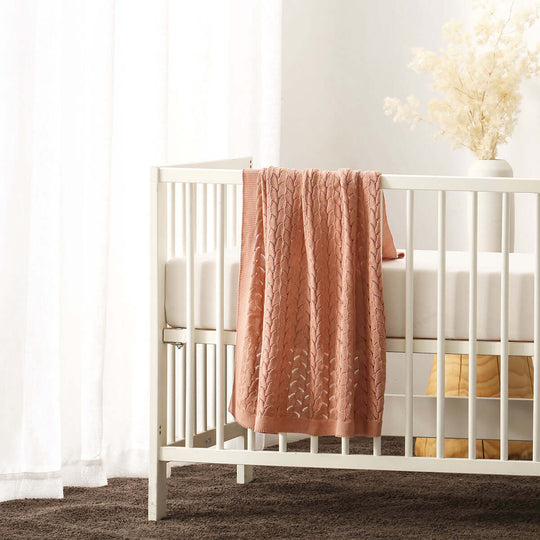 _label_, DSZ Product, feed-cond-new, feed-sl-free shipping, free-shippingLittle Gem Lyla Dusty Pink Cotton Baby Blanket 75 X 100 Cm - Premium Home & Garden > Bedding > Blankets & Throws from Little Gem ! Shop Online Buy Now at S & D's Value Store Family Business Best Customer Service_label_, DSZ Product, feed-cond-new, feed-sl-free shipping, free-shipping