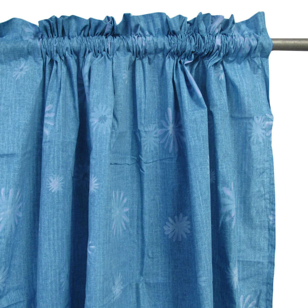 _label_, DSZ Product, feed-cond-new, feed-sl-free shipping, free-shipping, newPair Of Polyester Cotton Rod Pocket Blue Daisy Curtains - Premium Home & Garden > Curtains > Curtains & Drapes from DSZ ! Shop Online Buy Now at S & D's Value Store Family Business Best Customer Service_label_, DSZ Product, feed-cond-new, feed-sl-free shipping, free-shipping, new