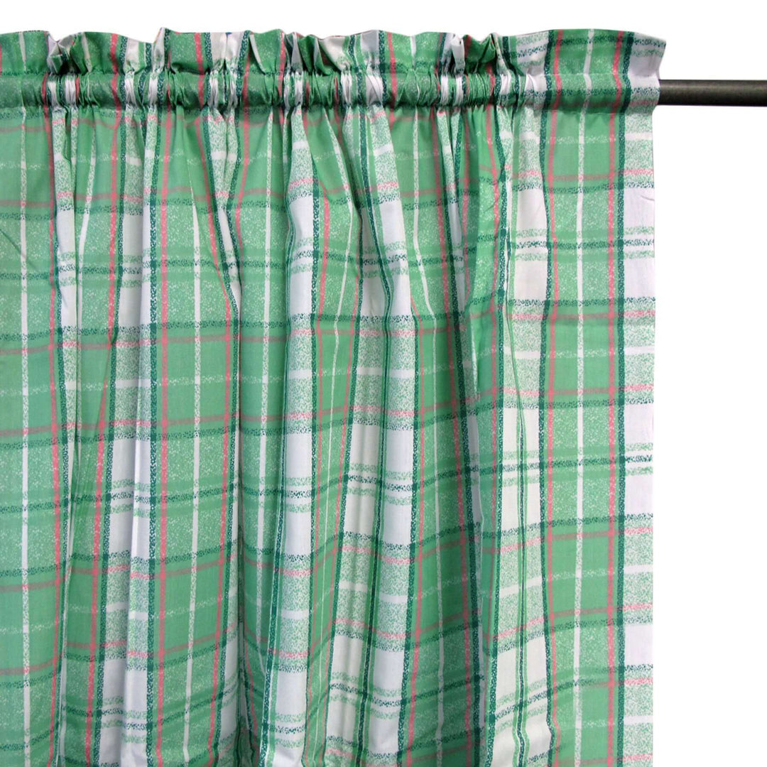 _label_, DSZ Product, feed-cond-new, feed-sl-free shipping, free-shipping, newHome Innovations Pair Of Polyester Cotton Rod Pocket Green Checkered Curtains - Premium Home & Garden > Curtains > Curtains & Drapes from Home Innovations ! Shop Online Buy Now at S & D's Value Store Family Business Best Customer Service_label_, DSZ Product, feed-cond-new, feed-sl-free shipping, free-shipping, new