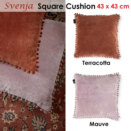 _label_, DSZ Product, feed-cond-new, feed-sl-free shipping, free-shippingBedding House Svenja Mauve Filled Square Cushion - Premium Home & Garden > Bedding > Pillows from Bedding House ! Shop Online Buy Now at S & D's Value Store Family Business Best Customer Service_label_, DSZ Product, feed-cond-new, feed-sl-free shipping, free-shipping