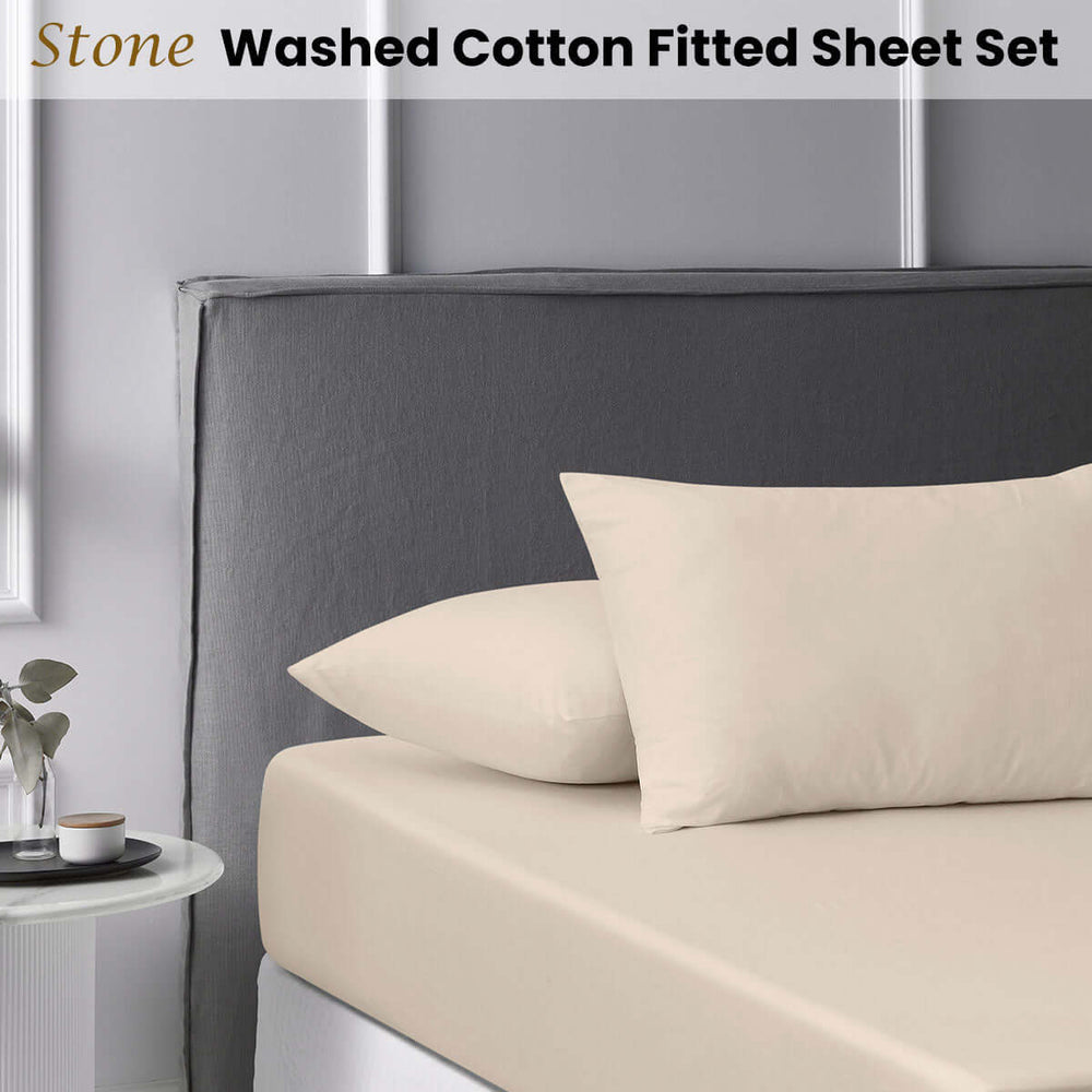 _label_, DSZ Product, feed-cond-new, feed-sl-free shipping, free-shippingAccessorize Stone Washed Cotton Fitted Sheet Set Super King - Premium Home & Garden > Bedding > Bed Sheets from Accessorize ! Shop Online Buy Now at S & D's Value Store Family Business Best Customer Service_label_, DSZ Product, feed-cond-new, feed-sl-free shipping, free-shipping