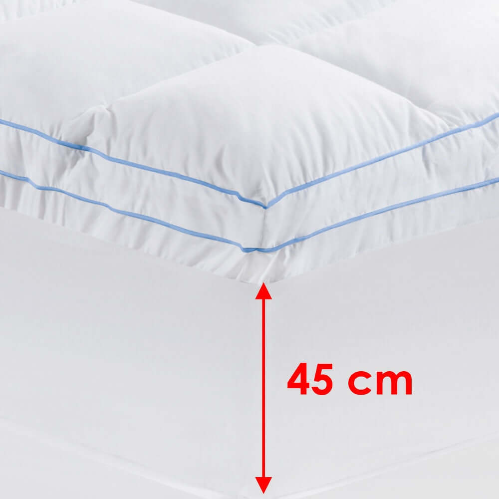 _label_, DSZ Product, feed-cond-new, feed-sl-free shipping, free-shipping, newCloudland 750Gsm Memory Resistant Microball Fill Mattress Topper King - Premium Outdoor Recreation > Camping > Inflatable Mattresses from Cloudland ! Shop Online Buy Now at S & D's Value Store Family Business Best Customer Service_label_, DSZ Product, feed-cond-new, feed-sl-free shipping, free-shipping, new