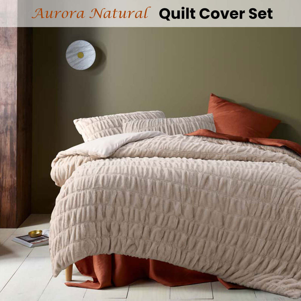 _label_, DSZ Product, feed-cond-new, feed-sl-free shipping, free-shippingAccessorize Aurora Natural Cotton Quilt Cover Set Double - Premium Home & Garden > Bedding > Bed Sheets from Accessorize ! Shop Online Buy Now at S & D's Value Store Family Business Best Customer Service_label_, DSZ Product, feed-cond-new, feed-sl-free shipping, free-shipping