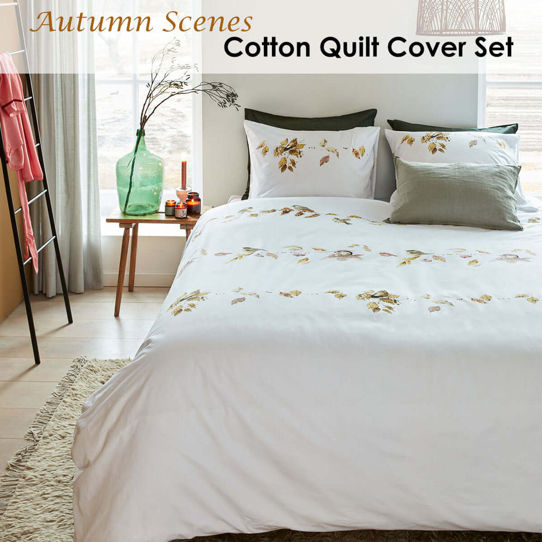 _label_, DSZ Product, feed-cond-new, feed-sl-free shipping, free-shippingMarjolein Bastin Autumn Scenes Cotton Quilt Cover Set King - Premium Home & Garden > Bedding > Duvet Covers from Marjolein Bastin ! Shop Online Buy Now at S & D's Value Store Family Business Best Customer Service_label_, DSZ Product, feed-cond-new, feed-sl-free shipping, free-shipping