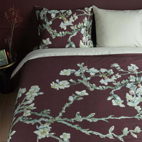 _label_, DSZ Product, feed-cond-new, feed-sl-free shipping, free-shipping, newBedding House Van Gogh Blossom Dark Red Cotton Quilt Cover Set King - Premium Home & Garden > Bedding > Duvet Covers from Bedding House ! Shop Online Buy Now at S & D's Value Store Family Business Best Customer Service_label_, DSZ Product, feed-cond-new, feed-sl-free shipping, free-shipping, new