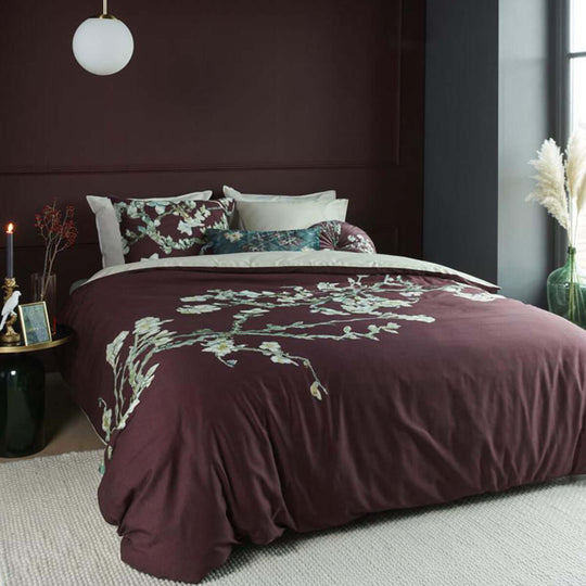 _label_, DSZ Product, feed-cond-new, feed-sl-free shipping, free-shipping, newBedding House Van Gogh Blossom Dark Red Cotton Quilt Cover Set Queen - Premium Home & Garden > Bedding > Duvet Covers from Bedding House ! Shop Online Buy Now at S & D's Value Store Family Business Best Customer Service_label_, DSZ Product, feed-cond-new, feed-sl-free shipping, free-shipping, new