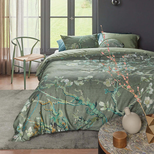 _label_, DSZ Product, feed-cond-new, feed-sl-free shipping, free-shipping, newBedding House Blossoming Green Cotton Sateen Quilt Cover Set Queen - Premium Home & Garden > Bedding > Duvet Covers from Bedding House ! Shop Online Buy Now at S & D's Value Store Family Business Best Customer Service_label_, DSZ Product, feed-cond-new, feed-sl-free shipping, free-shipping, new