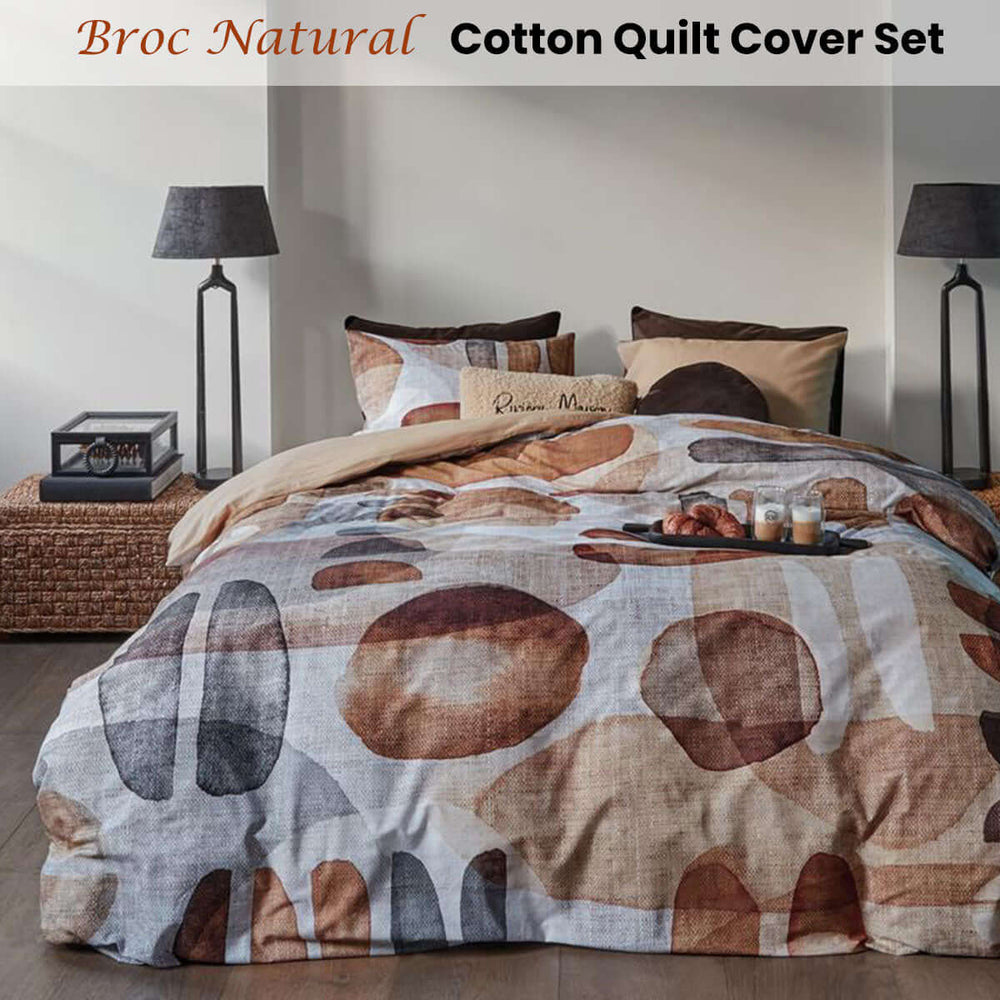 _label_, DSZ Product, feed-cond-new, feed-sl-free shipping, free-shipping, newBedding House Broc Natural Cotton Quilt Cover Set King - Premium Home & Garden > Bedding > Duvet Covers from Bedding House ! Shop Online Buy Now at S & D's Value Store Family Business Best Customer Service_label_, DSZ Product, feed-cond-new, feed-sl-free shipping, free-shipping, new