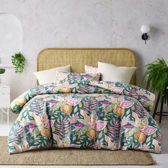 _label_, DSZ Product, feed-cond-new, feed-sl-free shipping, free-shipping, newAccessorize Betty Carmila Printed Linen Cotton Quilt Cover Set King - Premium Home & Garden > Bedding > Duvet Covers from Accessorize ! Shop Online Buy Now at S & D's Value Store Family Business Best Customer Service_label_, DSZ Product, feed-cond-new, feed-sl-free shipping, free-shipping, new