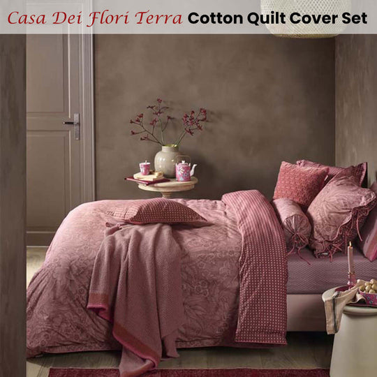 _label_, DSZ Product, feed-cond-new, feed-sl-free shipping, free-shipping, newPip Studio Casa Dei Fiori Terra Cotton Quilt Cover Set King - Premium Home & Garden > Bedding > Duvet Covers from Pip Studio ! Shop Online Buy Now at S & D's Value Store Family Business Best Customer Service_label_, DSZ Product, feed-cond-new, feed-sl-free shipping, free-shipping, new