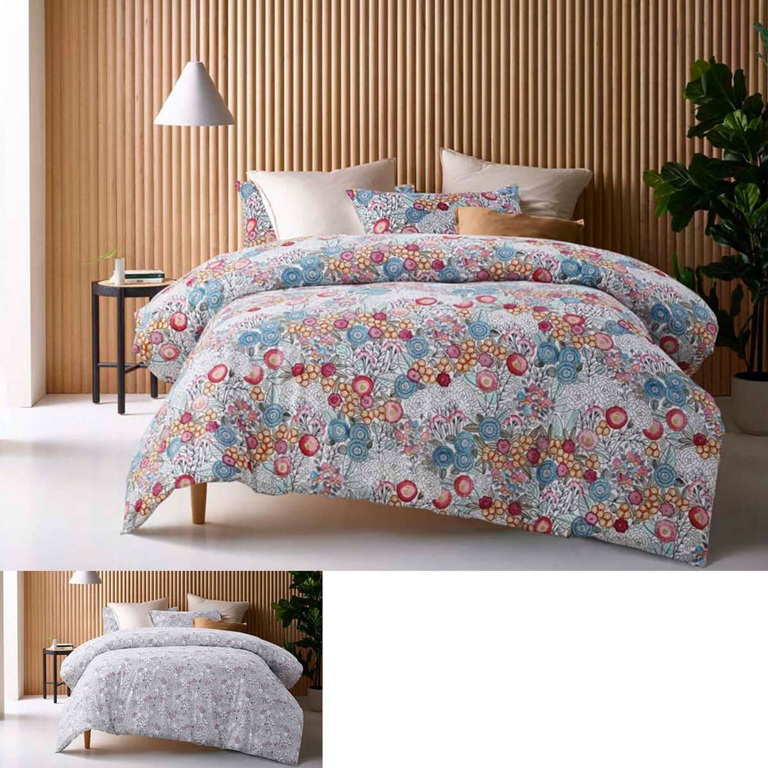 _label_, DSZ Product, feed-cond-new, feed-sl-free shipping, free-shippingAccessorize Amara Washed Cotton Printed Reversible Quilt Cover Set King - Premium Home & Garden > Bedding > Bed Sheets from Accessorize ! Shop Online Buy Now at S & D's Value Store Family Business Best Customer Service_label_, DSZ Product, feed-cond-new, feed-sl-free shipping, free-shipping